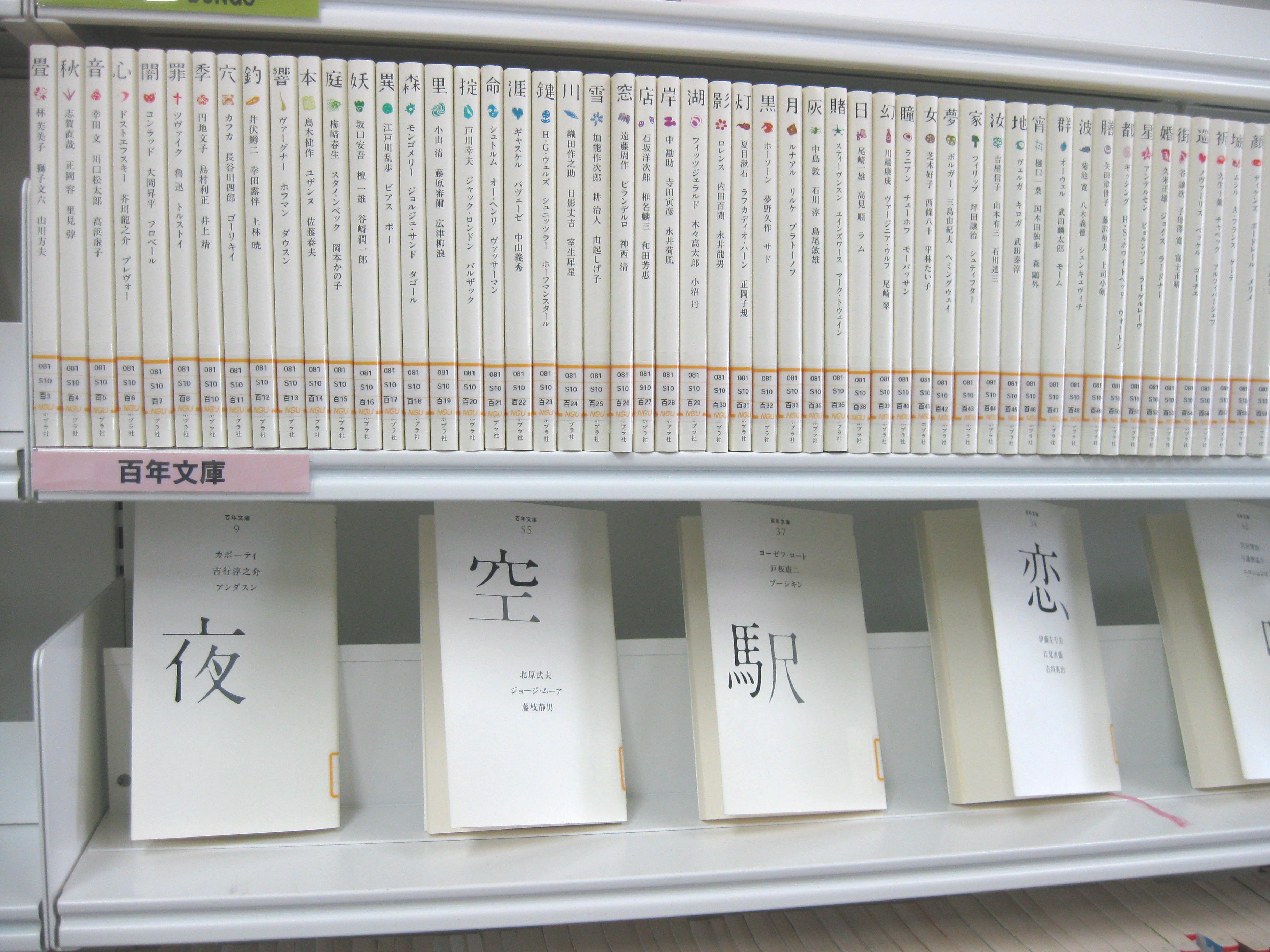 百年文庫 - 名古屋学院大学読書ブログ